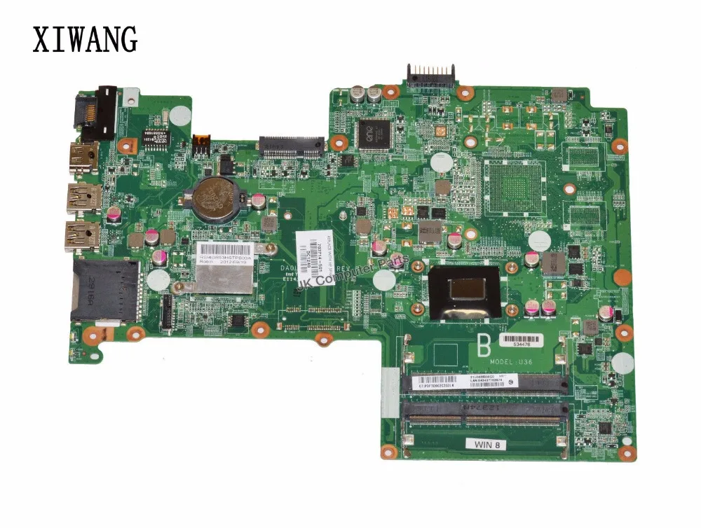 

703714-001 Free Shipping for hp Pavilion 15-B011nr 15-B012nr laptop motherboard 703714-501 DA0U36MB6D0 997 1.6Ghz CPU