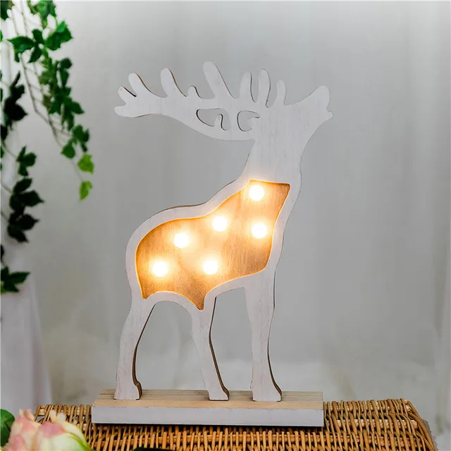 Christmas elk lighting decoration 6LED 2 style in Holiday Lighting