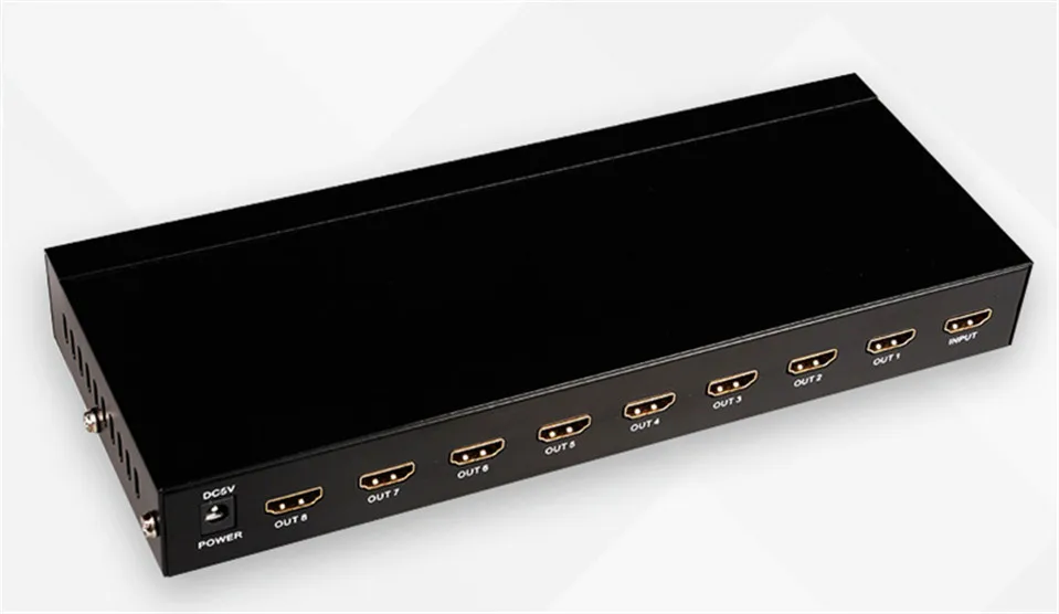 2017 высокое качество оригинальный mt-sp148 8 Порты и разъёмы HDMI Splitter 4 К * 2 К 3D Бесплатная доставка