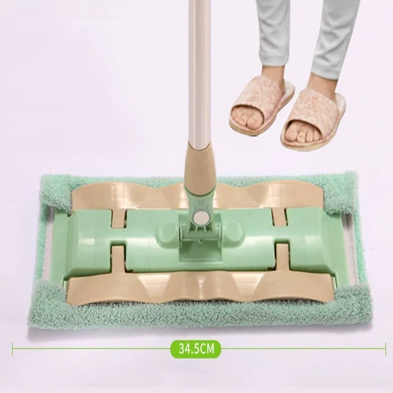 Flat Lazy Mop 360 Degrees Cleaning Mop 1pcs Microfiber Replace Cloth