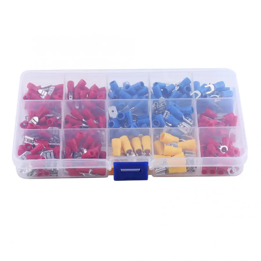 

US 280Pcs Electrical Wire Connector Set Case Kit Assorted Crimp Terminal Insulated