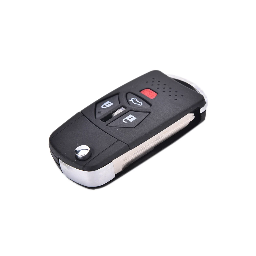 Fine 4 3+1Buttons Flip Remote Key Shell case For 07 10