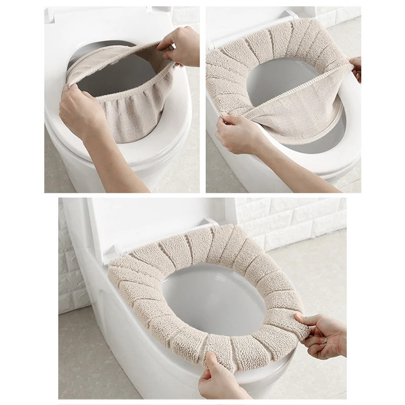 Новое поступление удобные бархатные коралловые Чехлы для унитаза для ванной комнаты моющиеся унитаз стандартная мягкая подушка с рисунком тыквы