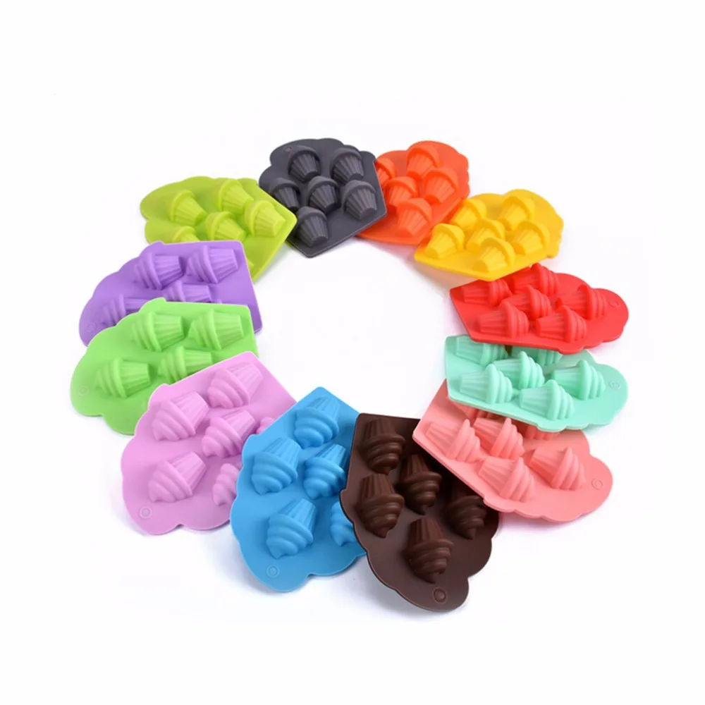 

ice cream Cone Cake Mold Fondant Cake Decorating Tools Silicone Soap Mold