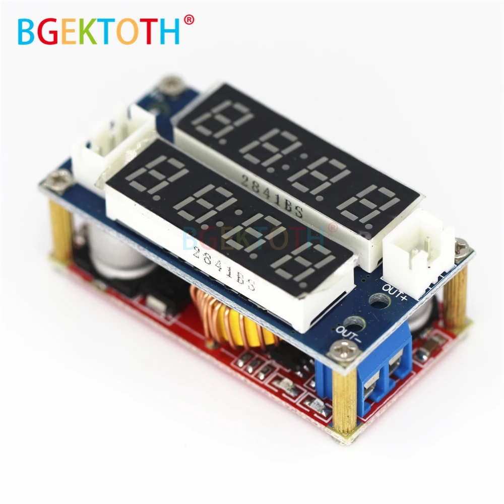 2 в 1 XL4015 5A Регулируемая мощность CC/CV понижающий модуль заряда светодиодный Вольтметр Амперметр постоянный ток постоянное напряжение