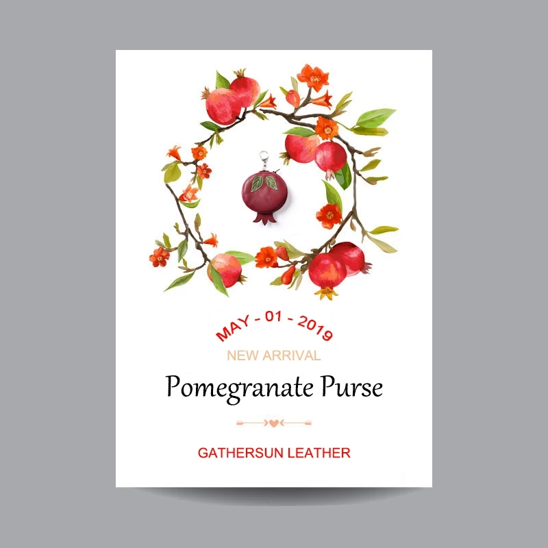 POMEGRANATE PURSE