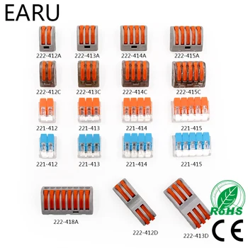 

222-412 PCT-212 Pct-213 Pct-214 Pct-215 Pct-218 PCT212 PCT213 PCT214 PCT215 PCT218 Wire Connector Conductor Terminal Block