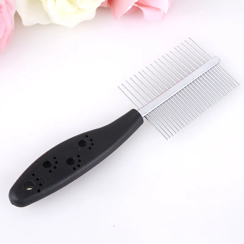 1 Piece Double Row Pets Comb Dogs And Cats Cosmetology Fine Wool