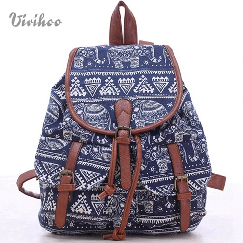 época tela elefante marca nueva mujeres geométricas mochila 2015 de 7qtOF8w