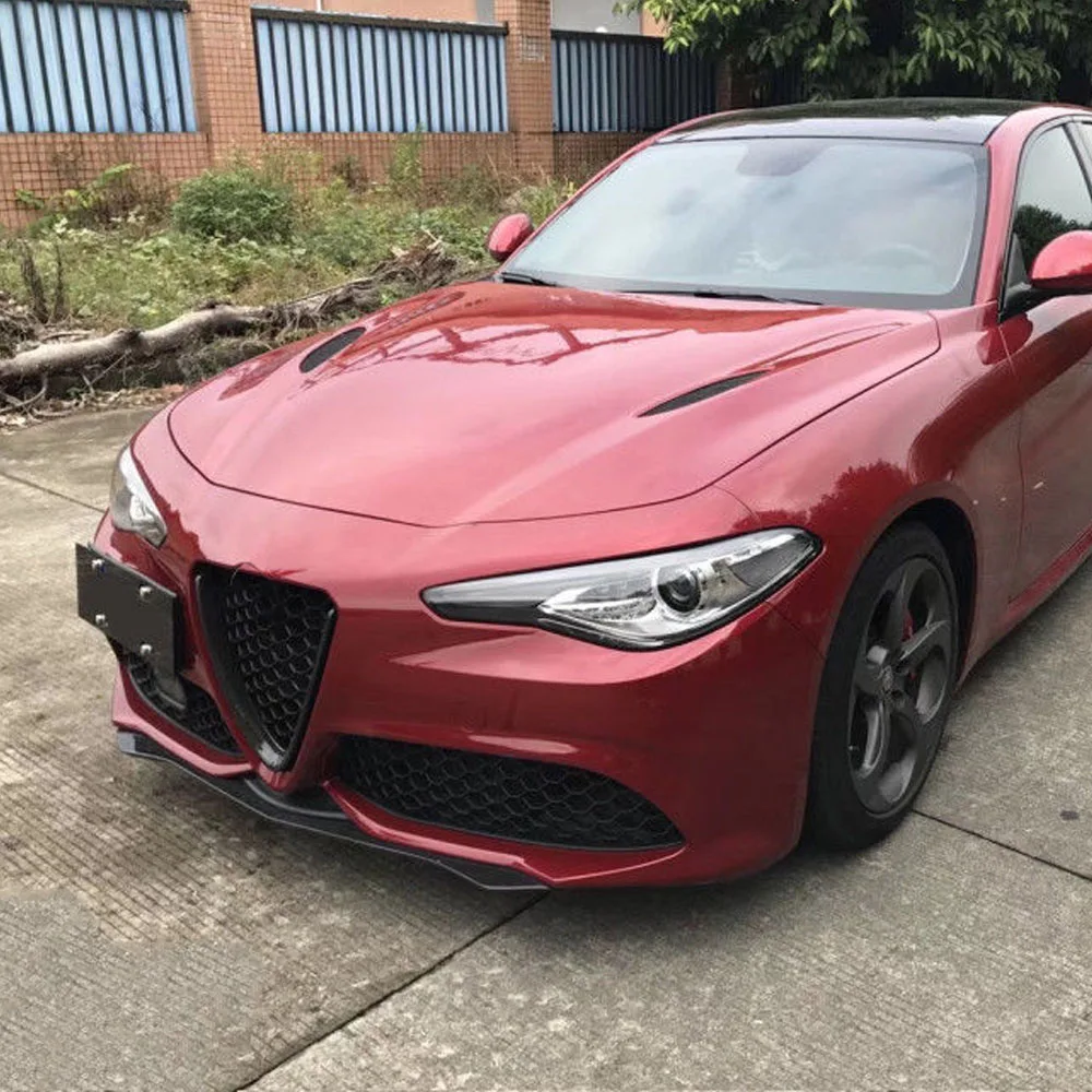 Giulia передний бампер передний спойлер выхлопной наконечник для Alfa Romeo Giulia