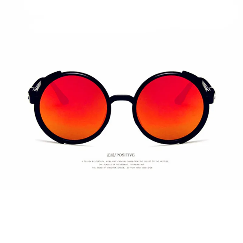 2019 Classic Round Steampunk Sunglasses Men Women Fashion Eye Glasses Brand Designer Retro Vintage Frame Vintage Eyewear