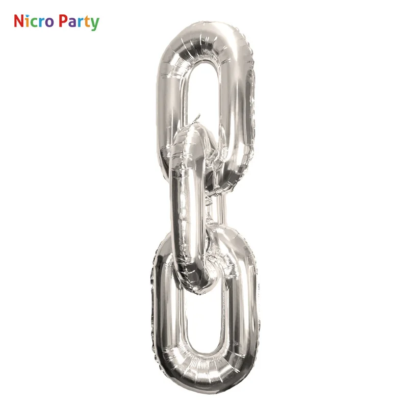 Украшение для вечерние Nicro Gold 22 дюйма гигантская цепочка воздушные шары на день