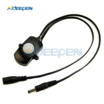 

DC 5-24V 5A PIR Sensor Switch Mini PIR Infrared IR Motion Sensor Detector Switch Module LED Light Strip Switch