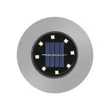 Водонепроницаемый светодиодный светильник для сада подземный 5 Вт IP65 Открытый 8 светодиодный погруженный садовый путь точечное утопленное освещение