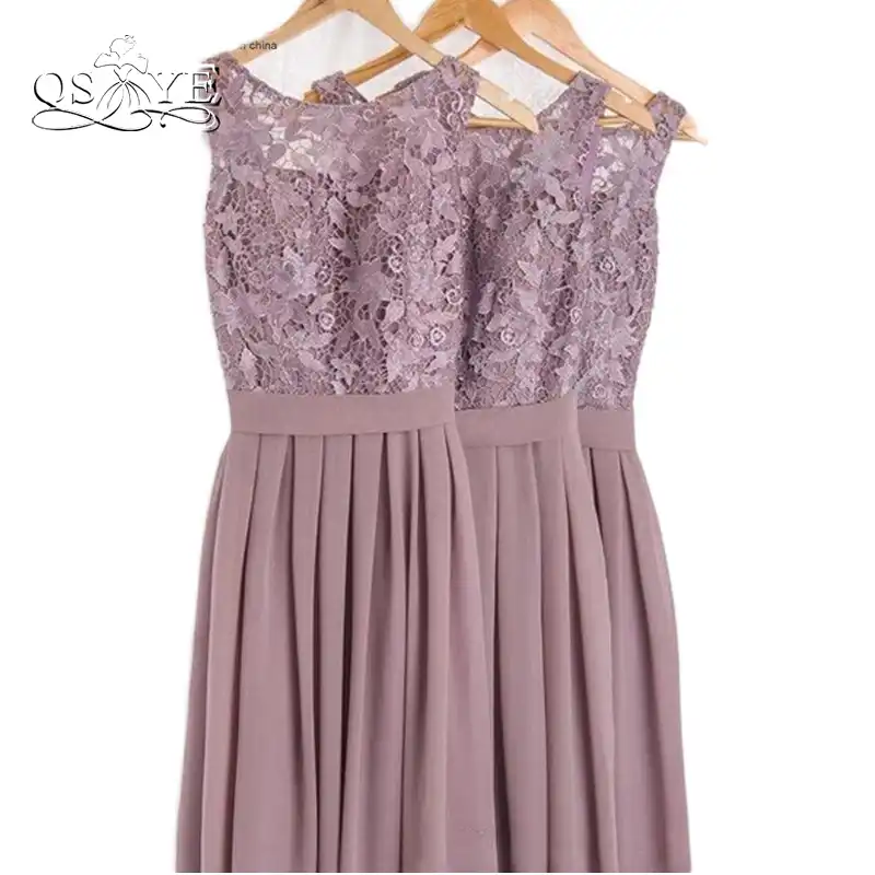 dusty mauve bridesmaid dresses