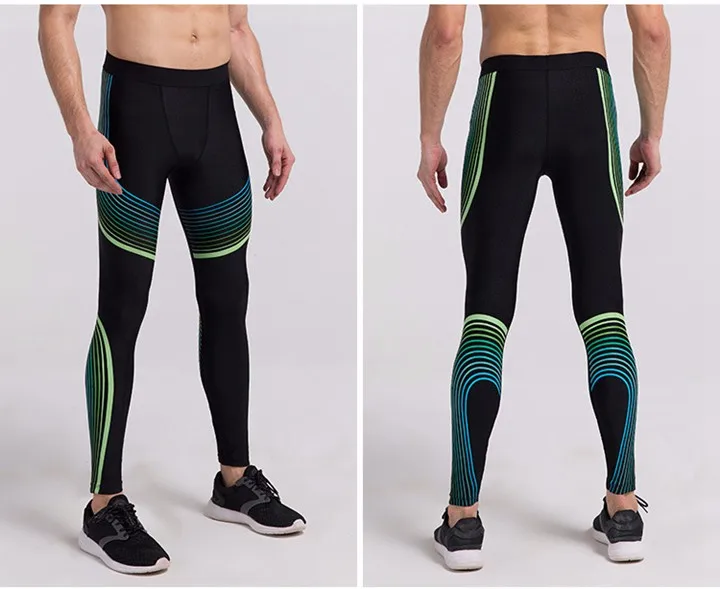 Детектор беговые колготки мужские спортивные Леггинсы для бега Спортивные Компрессионные брюки для фитнеса быстросохнущие брюки