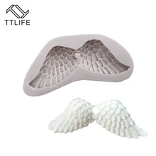 TTLIFE Крыло ангела силиконовые формы шоколадное печенье формы пирога пудинг желе формы мыло ручной работы форма для выпечки Инструменты