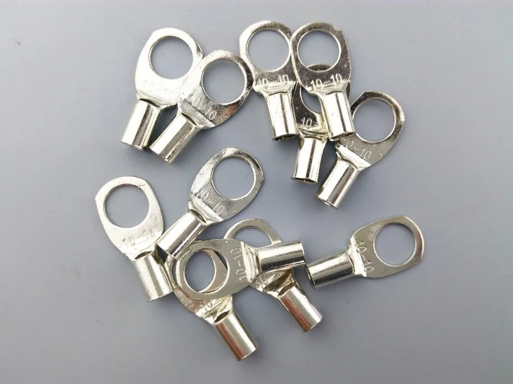 

SC 10-10 10mm2 10mm Bolt Hole Tinned Copper Cable lugs Battery Terminals Brand New