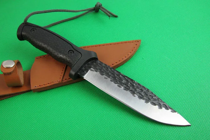 Black Forge Steel Hunting Knife Survival Knives Fixed Blade Camping Straight Tactical ABS Handle 730# | Инструменты