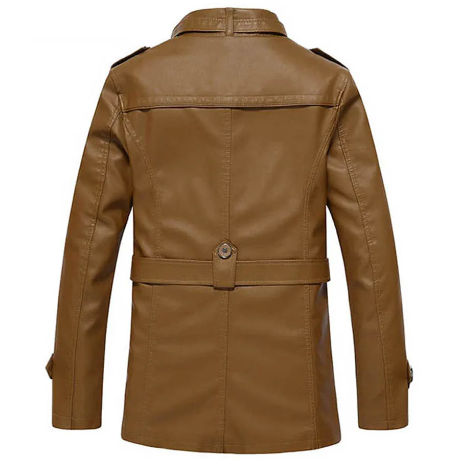Зимние куртки для мужчин, Тонкая Повседневная Верхняя одежда, куртка-бомбер, Winderbreaker, искусственная кожа, мотоциклетные куртки, мужское меховое пальто