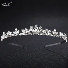 Miallo encantos strass tiara coroa de casamento para noiva nupcial bandana acessórios para o cabelo jóias artesanal senhoras handband festa