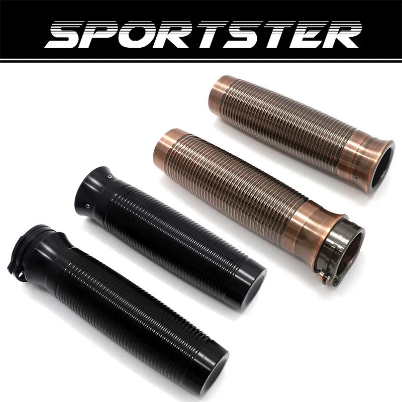 

Motorcycle Handle Bar Hand Grips For Harley Sportster XL1200 883 Softail Dyna Touring Grip CNC Custom Rough Crafts 1" 25mm