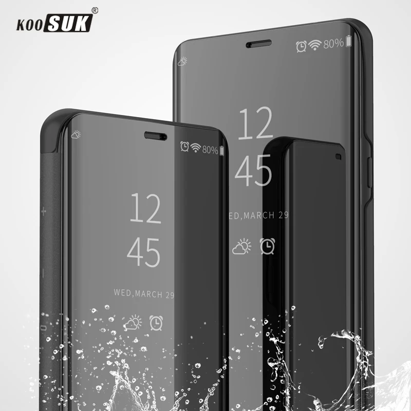 Чехол Y9 2019 для Huawei 2018 чехол роскошный зеркальный флип полный телефона
