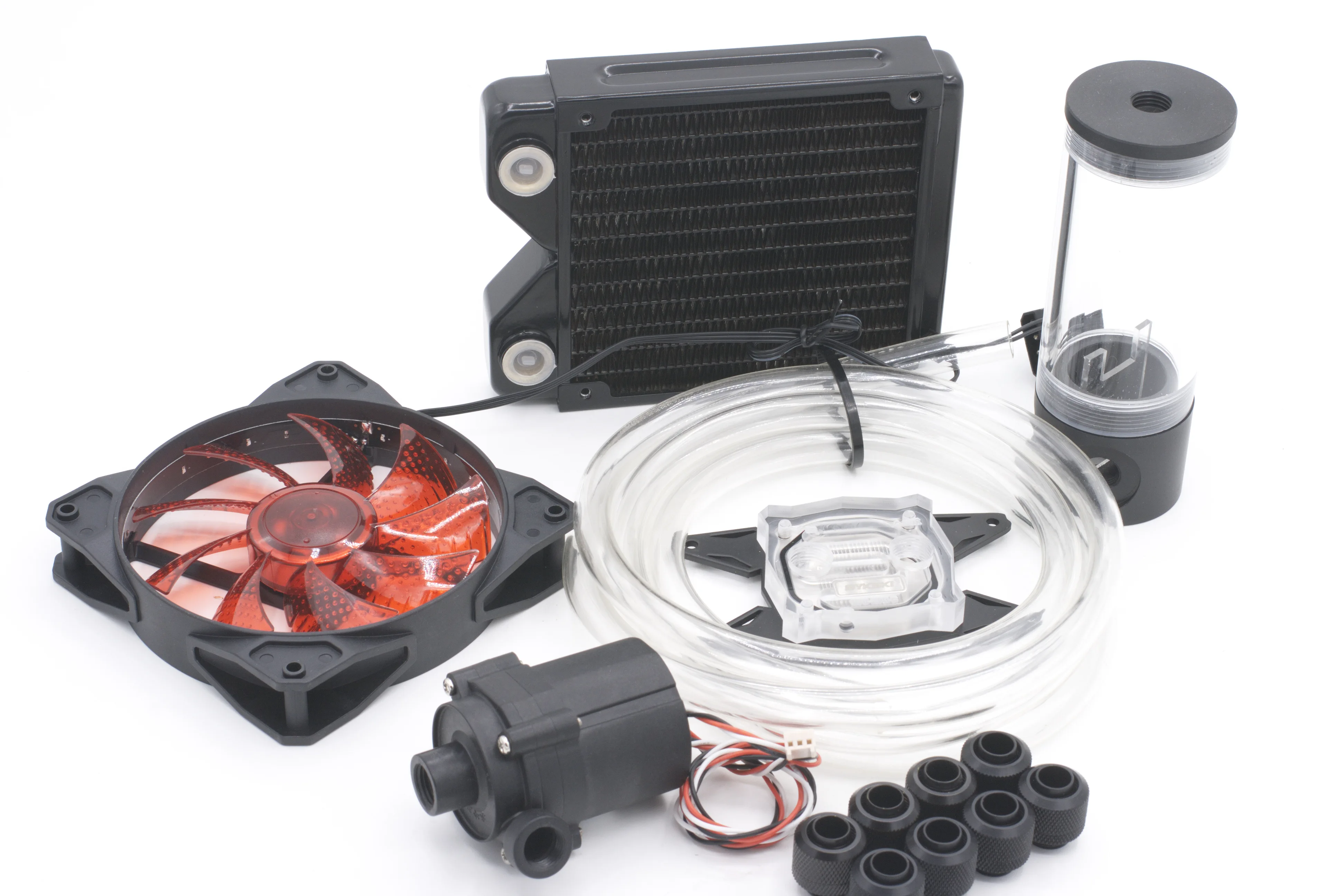 Bykski Water Cooling Kit for CPU Intel AMD 120mm Copper Radiatorin