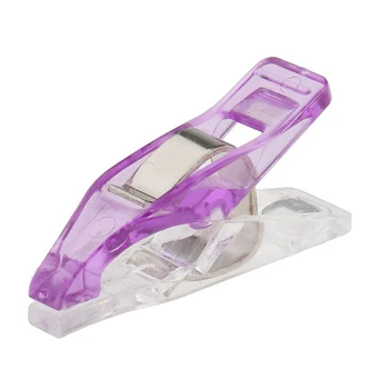 

Hot sale 50 Pieces Mini Sewing Clip for DIY Patchwork Fastener Sewing Accessory Plastic Clips for Sewing Plastic Sewing handic