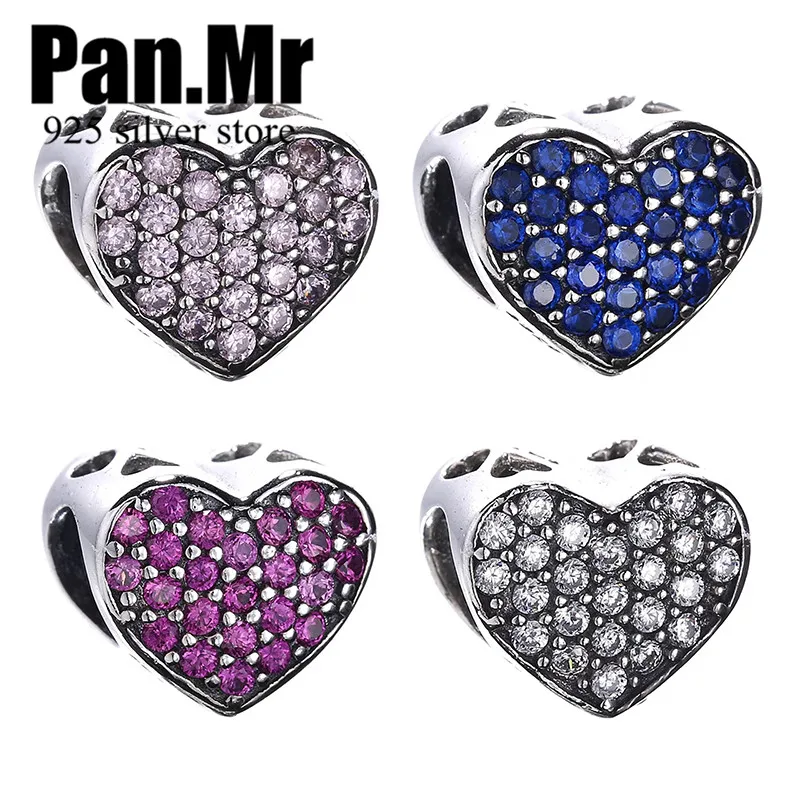 Genuine 925 Silver Full Shiny Water Drop Charm Fit Original Bracelet DIY Jewelry | Украшения и аксессуары