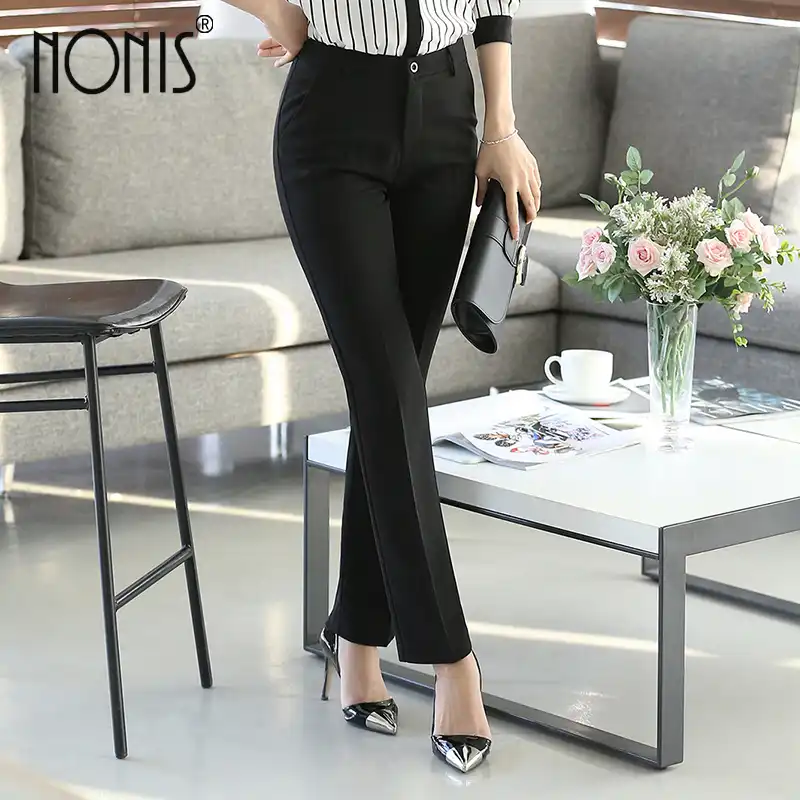 Pantalones Formales De Negocios De Longitud Completa De Nonis