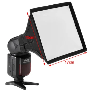 

Silver Reflector Flash Diffuser Softbox Professional Mini Photo Diffuser Soft Light Box for Canon Nikon Sony Camera