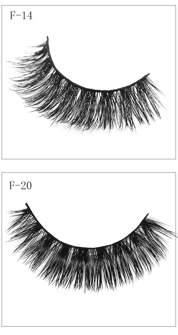 7pairs 3D Thick Mink Eyelashes Fake Lashes Long Makeup Mink Lashes Eyelash Extension False Eyelashes Mixed model
