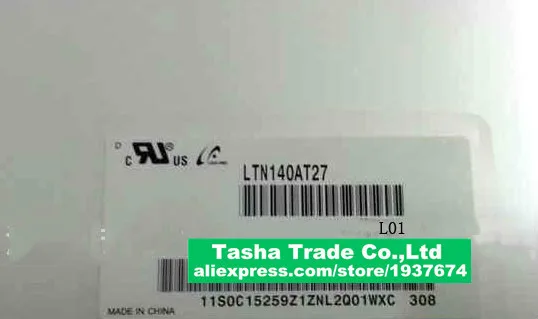 

For Lenovo S40-70 M490 Y485P LCD Screen Display LTN140AT27-L01 1366*768 Original Good Quality