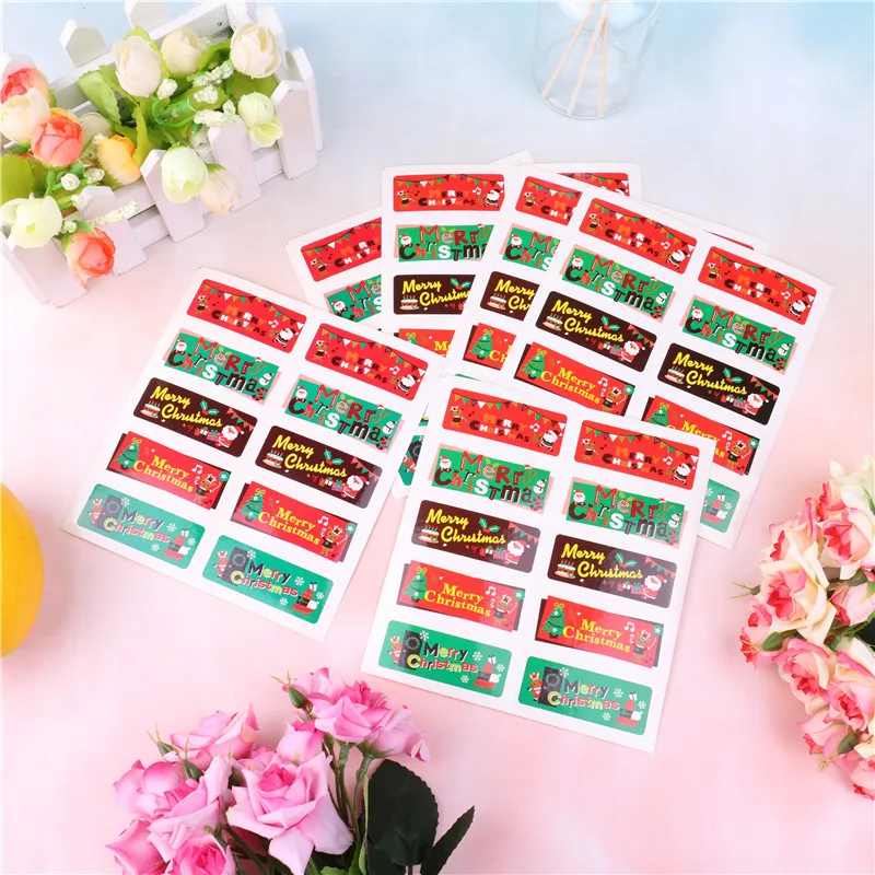 

Kitchen Sweets Party Seal Cookie/Cake/Gift Labels Stickers DIY Scrapbooking Merry Christmas Gift
