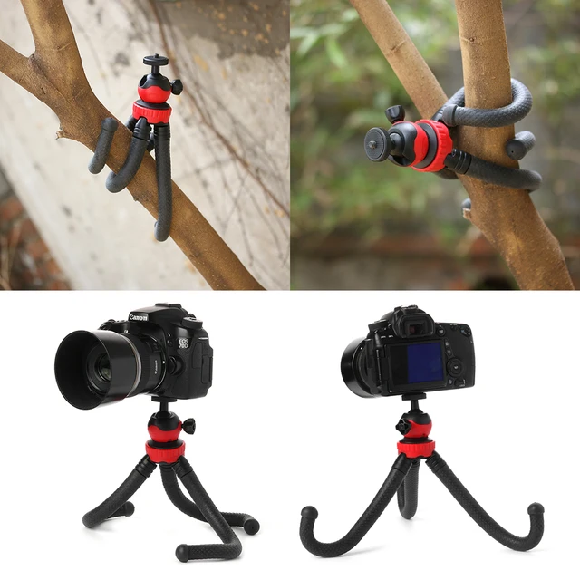 Outdoor Portable Photography Flexible Tripod Octopus Stand Gorilla Pod Camera Holder Mobile