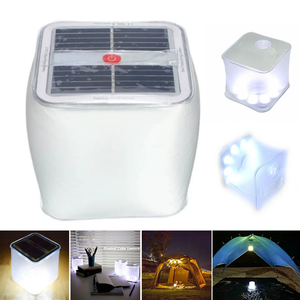 

LED Inflatable Solar Light Camping Light Tent Lamp Solar Lantern Camp Lamps CLH@8