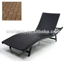 Все погоду ротанга открытый шезлонг