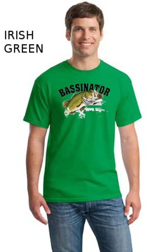 Best 2019 Creative Novelty Summer Style Cotton Sportsman Fisherman Angler Bassinator Bass Fish Funny Tshirt Sayings