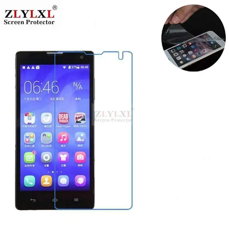 

5 pcs alot soft Scratch Proof Ultra-thin HD film for Huawei G740 GR3 GW Metal GX8 Haven H892L honor 3C screen protector