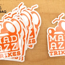 Пользовательский стикер наклейка для печати, бумага для печати, ПЭТ/ПП/пластиковый ПВХ винил бумага прозрачная наклейка круглая наклейка