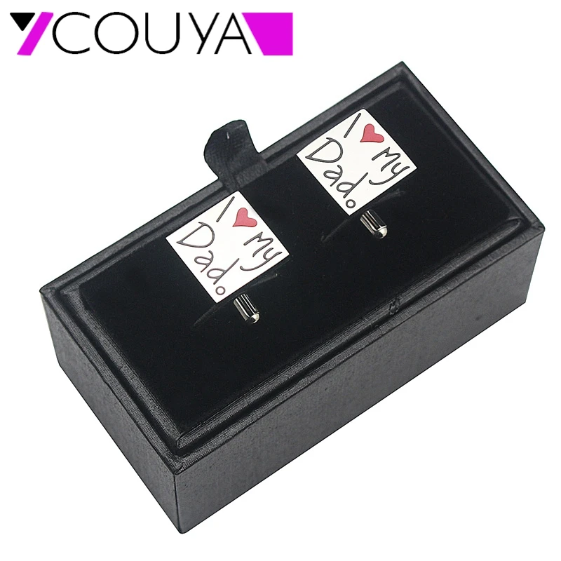 Для женщин Для мужчин запонки черный ящик Jewlery подарочной коробке искусственная кожа шкатулке C10004