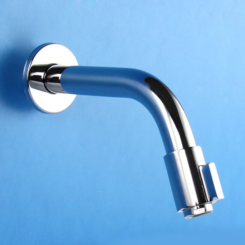 

Copper Wall Type Quick Open Faucet Mop Pool Single Lengthened Tap