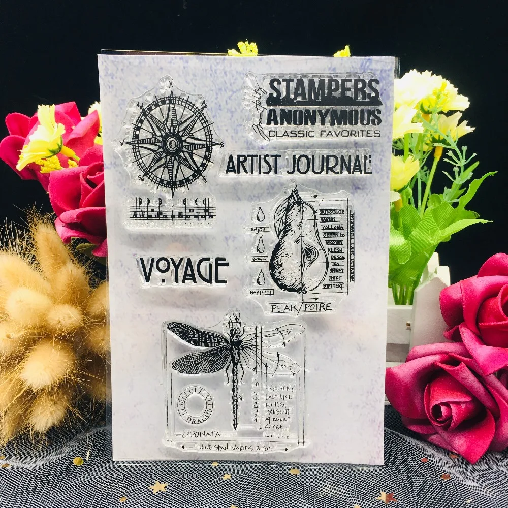 

Cartoon Transparent Clear Silicone Stamp DIY Scrapbook Sticker Album Envelope Diary Home Decoration Rubber Stamps A349