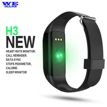 Fashion Heart Rate Smartband H3 Waterproof Fitness Sleep Tracker Passometer IOS Android Smart Watch & Miband Sport Bracelet