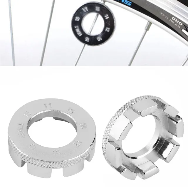 8 Way Bicycle Spoke Nipple Key Bike Cycling Wheel Rim Spanner Wrench Repair Tool
