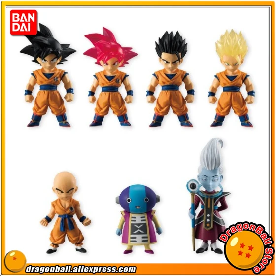 

Dragon Ball SUPER" Original BANDAI ADVERGE SHOKUGAN 05 Collection Figure - Full Set of 7 Pcs Goku Whis Gohan Krillin Zen-Oh