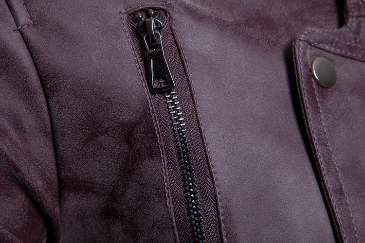 Мужская винтажная кожаная куртка в байкерском стиле мужская кожаная куртка боковой втачной карман на молнии с отделкой кожаное пальто