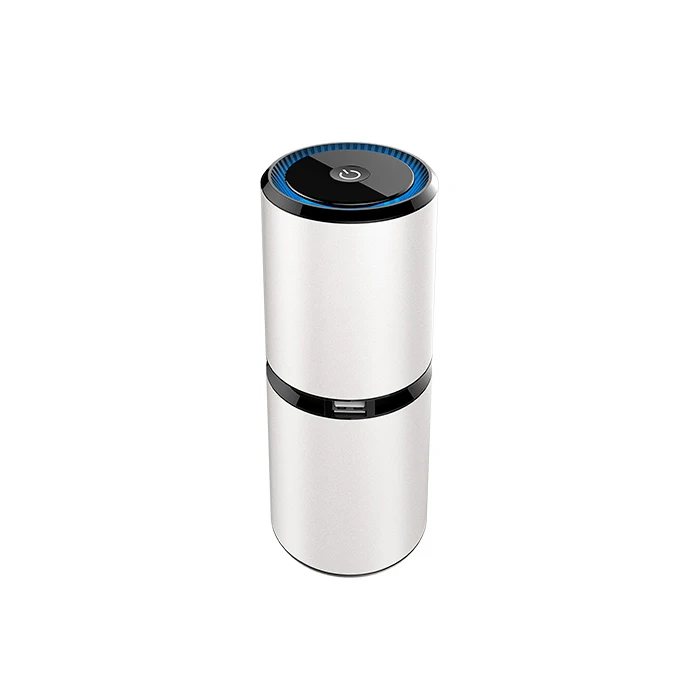 GIAHOL USB ультра тихий мини портативный автомобильный очиститель воздуха с двойным USB портом Ночной свет Анион Освежитель Воздуха устранение
