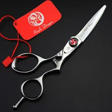 547#5,5 ''бренд фиолетовый дракон высшего класса Парикмахерские ножницы JP 440C 62HRC для дома и салона Парикмахерские ножницы для стрижки волос